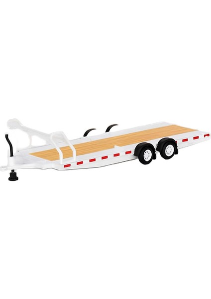 1:64 Diecast Car Hauler Trailer White MGTAC21 Model Mini Gt Taşıyıcı Römork modelleri