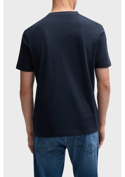 Regular Fit Bisiklet Yaka Baskılı T Shirt Erkek T Shirt 50534924 404 fiyatları