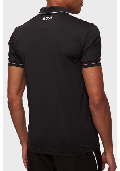 Streç Logo Baskılı Regular Fit Düğmeli Polo Yaka T Shirt Erkek Polo Yaka T Shirt 50506203 001 fiyatları