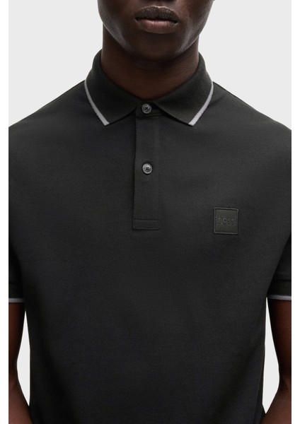 Streç Pamuklu Slim Fit Düğmeli Polo Yaka T Shirt Erkek Polo Yaka T Shirt 50507699 001 fırsatları