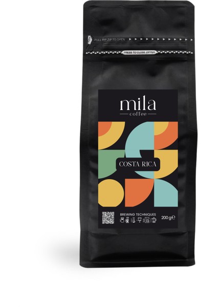 Costa Rica Filtre Kahve Öğütülmüş Single Origin Kahve 200G