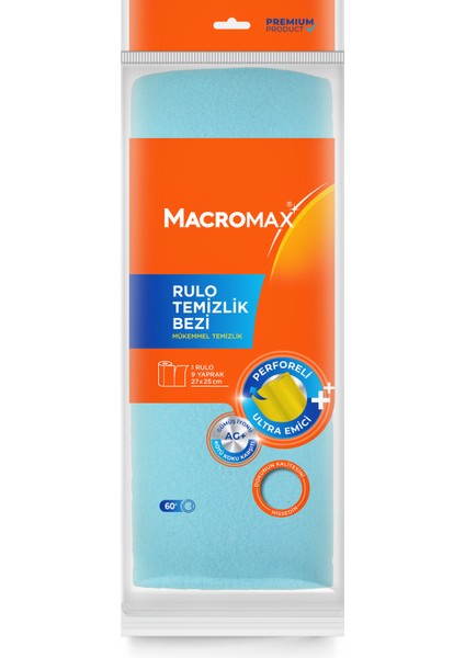 Clean&ruloo Pratik Rulo Temizlik Bezi