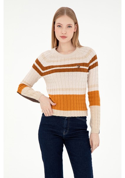 Kadın Taş Melanj Kazak /triko 50293151-VR225