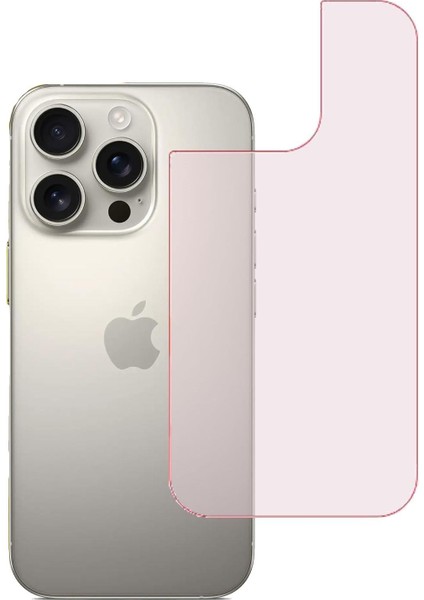 iPhone 16 Uyumlu Mat Arka Esnek Nano Koruyucu