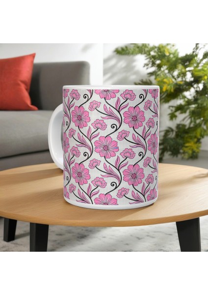 Cupcraft Çini Desen Baskılı Kupa Bardağı
