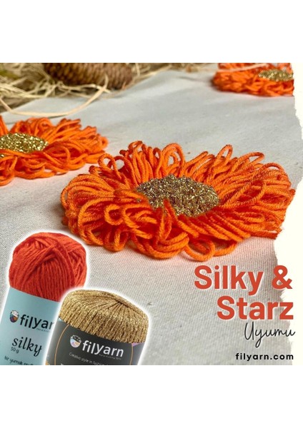Silky Örgü Ipi Seti, Viscose, Motif Ipi, Kazak Ipi, Bebek Ipi, Amigurumi Ipi, Hırka Ipi, Yastık Ipi