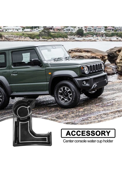 Jimny 2019-2020 Için Araç At Orta Konsol Bardak Tutucu Saklama Kutusu (Yurt Dışından)