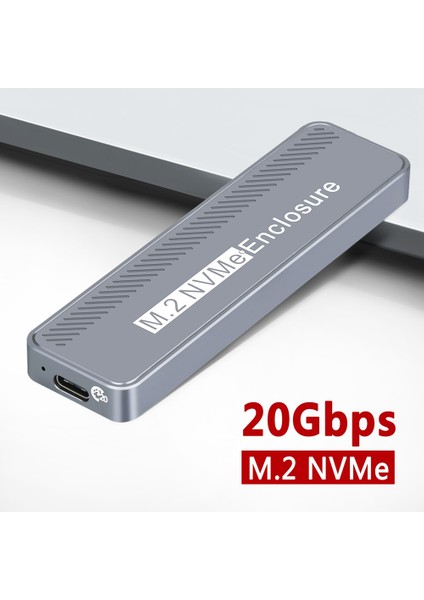 M.2 Nvme SSD Muhafazası Usb3.2 20GBPS Tip-C 2230224222602280 Nvme M Key Harici Kasa Kutusu (Yurt Dışından)