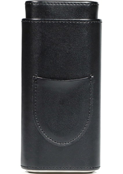 Puro Kılıfı Üç Parmak Taşınabilir Nemlendirici Pu Deri Kutu, Siyah (Yurt Dışından)
