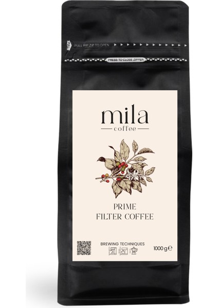 Prime Filter Coffee Filtre Kahve Çekirdek Blend Kahve 1000G