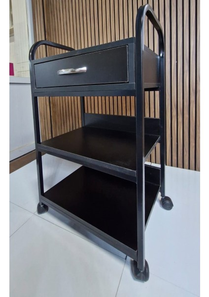 Çekmeceli Tekerlekli Etajer modelleri