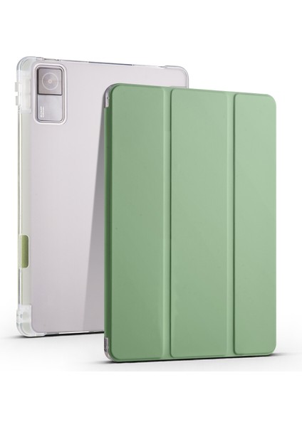 Xiaomi Redmi Pad 10.61 Için 3 Katlı Tpu+Pu Tablet Kılıfı (Yurt Dışından)