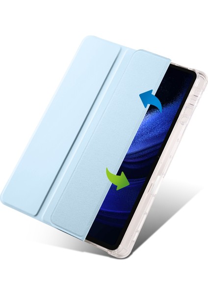 Xiaomi Pad 6/6 Pro Için 3 Katlı Akıllı Deri Tablet Kılıfı (Yurt Dışından)