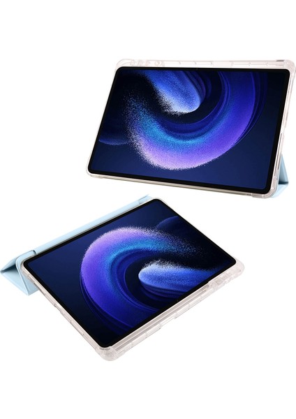 Xiaomi Pad 6/6 Pro Için 3 Katlı Akıllı Deri Tablet Kılıfı (Yurt Dışından)