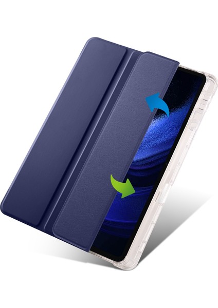 Xiaomi Pad 6/6 Pro Için 3 Katlı Akıllı Deri Tablet Kılıfı (Yurt Dışından)