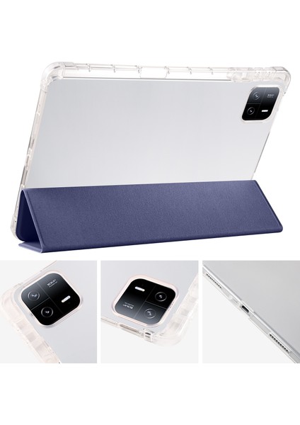 Xiaomi Pad 6/6 Pro Için 3 Katlı Akıllı Deri Tablet Kılıfı (Yurt Dışından)