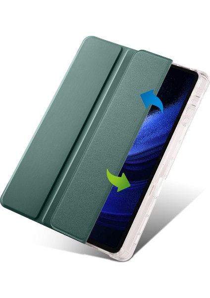 Xiaomi Pad 6/6 Pro Için 3 Katlı Akıllı Deri Tablet Kılıfı (Yurt Dışından)