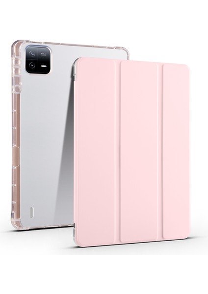 Xiaomi Pad 6/6 Pro Için 3 Katlı Akıllı Deri Tablet Kılıfı (Yurt Dışından)