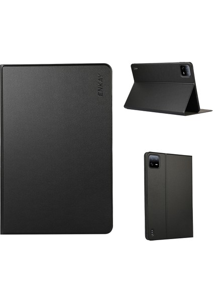 Xiaomi Pad 6 / Pad 6 Pro Için Deri Stand Kılıfı (Yurt Dışından)