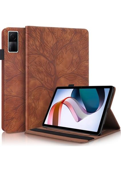 Xiaomi Redmi Pad 10.61 Için Hayat Ağacı Deri Kılıf (Yurt Dışından)