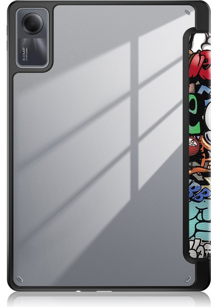 Xiaomi Redmi Pad Se Için 3 Katlı Boyalı Tablet Kılıfı (Yurt Dışından) modelleri