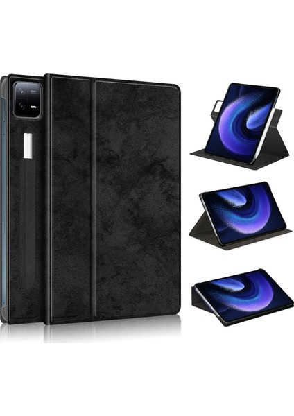 Xiaomi Pad 6/6 Pro Için Rotasyon Standı Akıllı Deri Kılıf (Yurt Dışından)