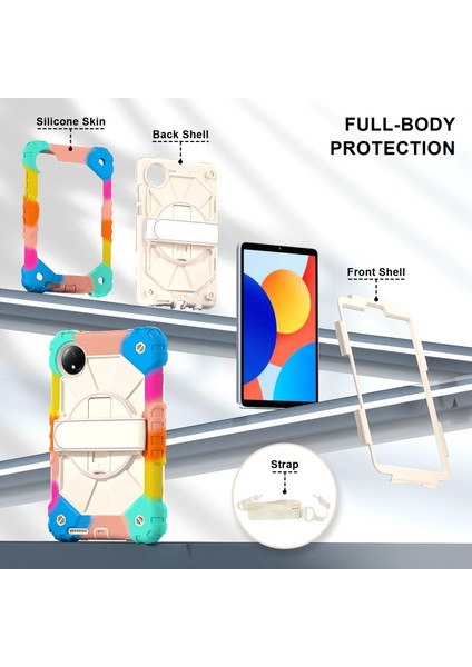 Xiaomi Redmi Pad Se 8.7 Için Silikon Hibrit Pc Kılıfı (Yurt Dışından) modelleri