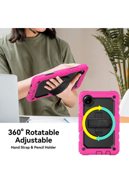 Xiaomi Redmi Pad Se 8.7 2024 Için Silikon Hibrit Pc Kılıfı (Yurt Dışından)