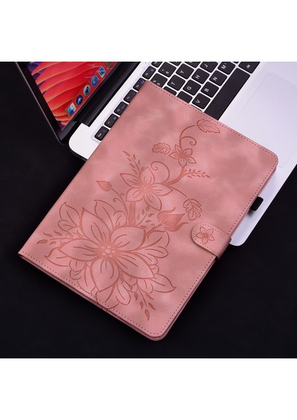 Xiaomi Pad 7 / Pad 7 Pro Için Kabartmalı Deri Kılıf (Yurt Dışından)