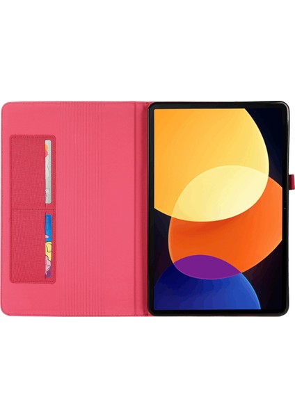 Xiaomi Mi Pad 5 Pro 12.4 Için Kumaş Deri Tablet Kılıfı (Yurt Dışından)