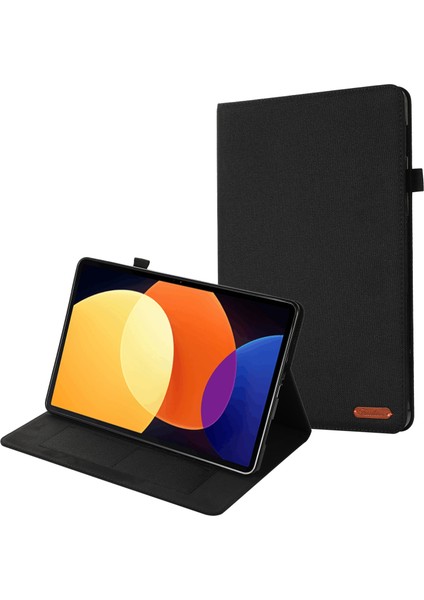 Xiaomi Mi Pad 5 Pro 12.4 Için Kumaş Deri Tablet Kılıfı (Yurt Dışından)