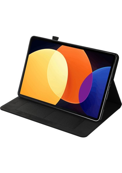 Xiaomi Mi Pad 5 Pro 12.4 Için Kumaş Deri Tablet Kılıfı (Yurt Dışından)