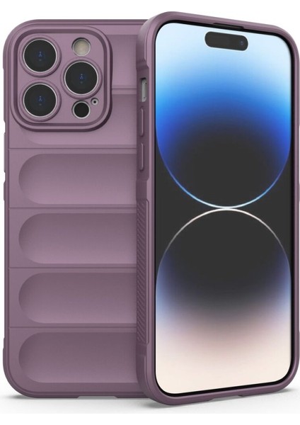 iPhone 14 Pro Max Kılıf Elde Tutma Kolaylıkla Kaydırmaz Kenar Line Dizayn Optietnik Kapak