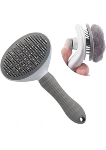 Evcil Hayvan Fırçası Otomatik Temizleme Özelliğiyle Kedi ve Köpekler İçin