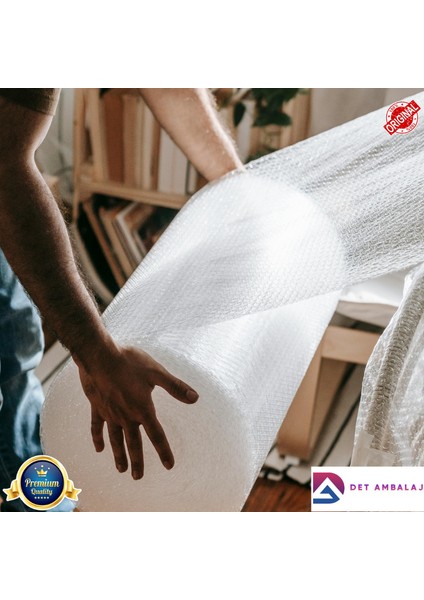 Balonlu Naylon 50 cm x 50 metre 25-30 gram Det Ambalaj 1 .sınıf Balonlu Poşet Patpat Havalı Naylon Pat Pat Ambalaj