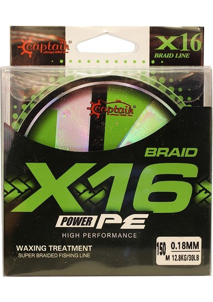 X16 Power Pe 16 Örgü Spin Ip Misina 150MT Light Green fiyatları