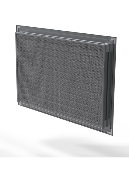 60x90 cm Alüminyum Menfez Ral 7016 Antrasit Boyalı ARM50