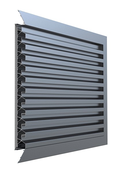 60x90 cm Alüminyum Menfez Ral 7016 Antrasit Boyalı ARM50
