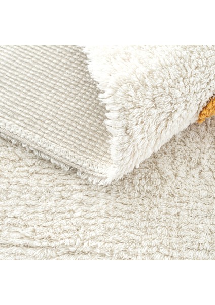 Cool Cotton Ccn 04 Multy Xw Makinede Yıkanabilir Kaymaz Taban Pamuk Dokuma Bebek Halı