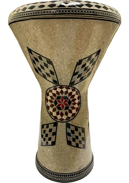 24002 Orijinal Mısır Döküm Profesyonel Darbuka Işlemeli 22 cm