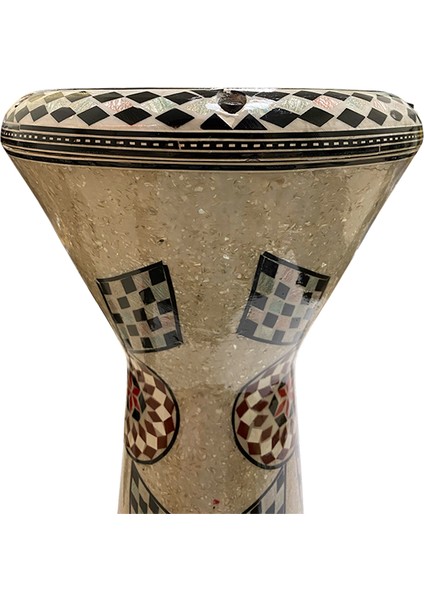 24002 Orijinal Mısır Döküm Profesyonel Darbuka Işlemeli 22 cm