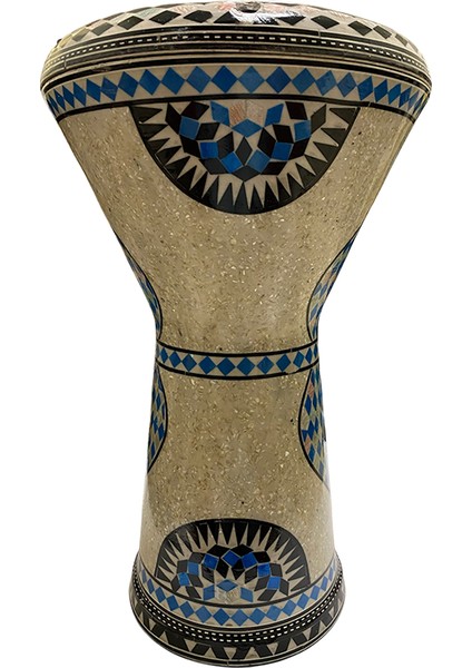 24007 Orijinal Mısır Döküm Profesyonel Darbuka Işlemeli 22 cm