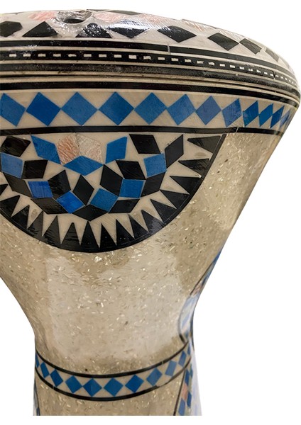 24007 Orijinal Mısır Döküm Profesyonel Darbuka Işlemeli 22 cm