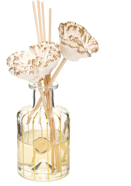 200 ml Gold Boyalı Cam Şişe Oud Vanilya Oda Kokusu