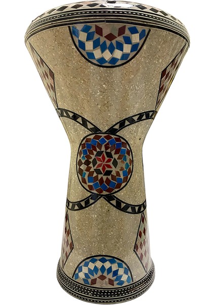 24001 Orijinal Mısır Döküm Profesyonel Darbuka Işlemeli 22 cm