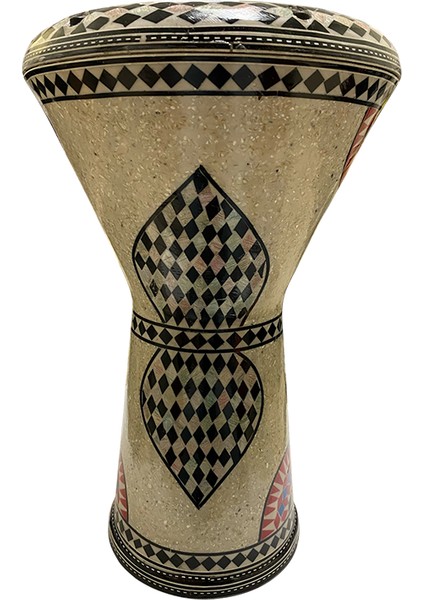 24003 Orijinal Mısır Döküm Profesyonel Darbuka Işlemeli 22 cm