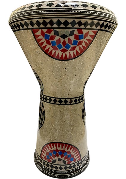 24003 Orijinal Mısır Döküm Profesyonel Darbuka Işlemeli 22 cm