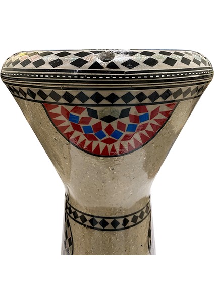 24003 Orijinal Mısır Döküm Profesyonel Darbuka Işlemeli 22 cm