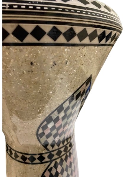 24003 Orijinal Mısır Döküm Profesyonel Darbuka Işlemeli 22 cm