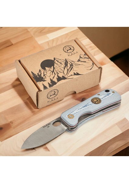 Kam - J10 - D2 Çelik - Kot Desenli Çakı fırsatları